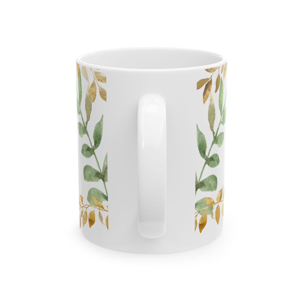 "All Things Through Christ" Premium Full-Wrap Ceramic Mug | Christian Dove Ceramic