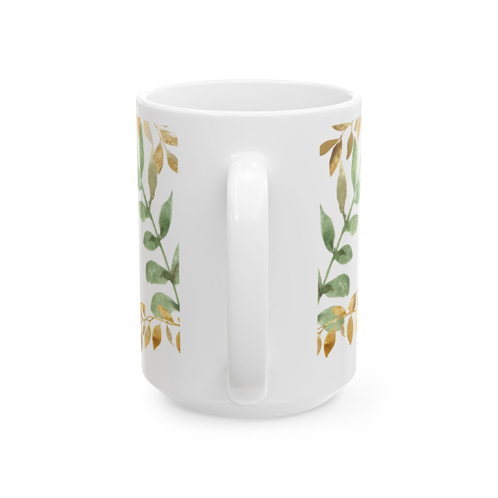 "All Things Through Christ" Premium Full-Wrap Ceramic Mug | Christian Dove Ceramic