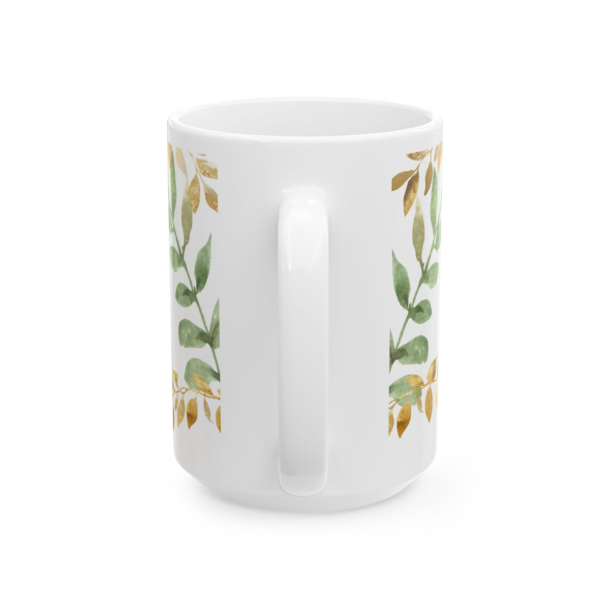 "All Things Through Christ" Premium Full-Wrap Ceramic Mug | Christian Dove Ceramic